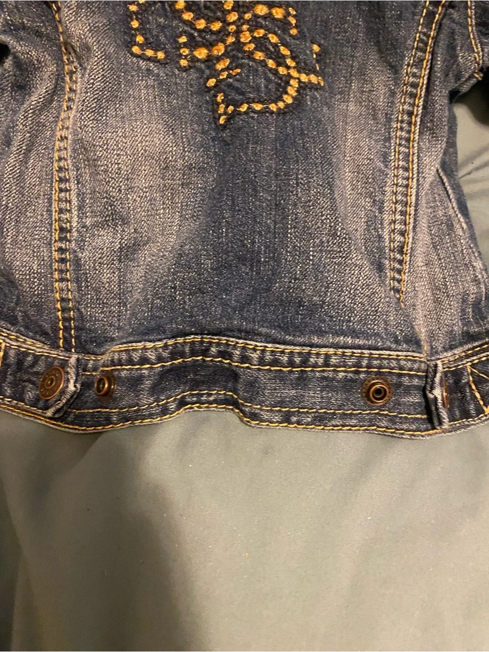 Guess Kids Blue Washed Denim Jacket